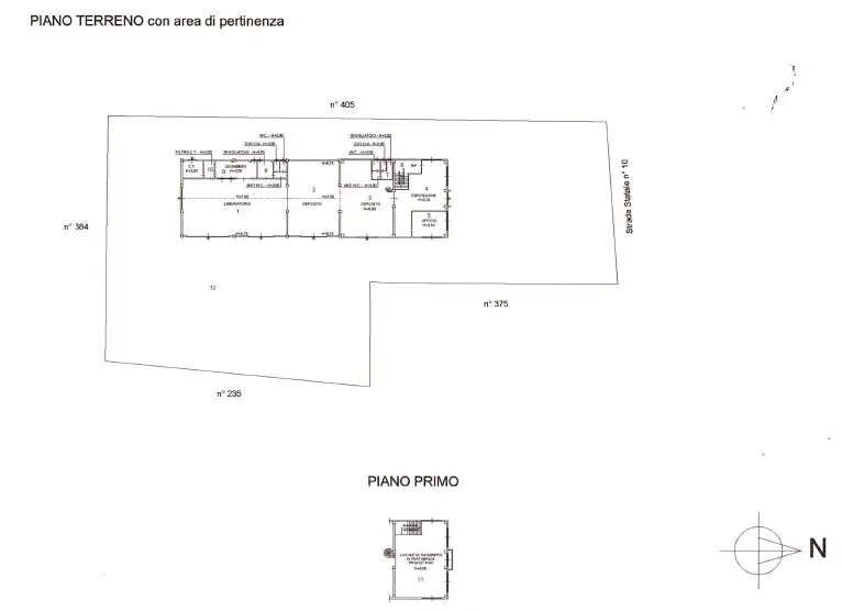 Capannone - Planimetry 1