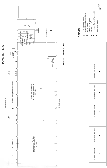 Capannone - Planimetry 1
