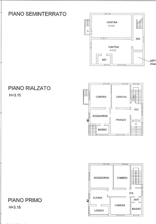 Casa Indipendente - Planimetry 1