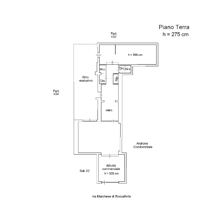 Negozio - Planimetry 1