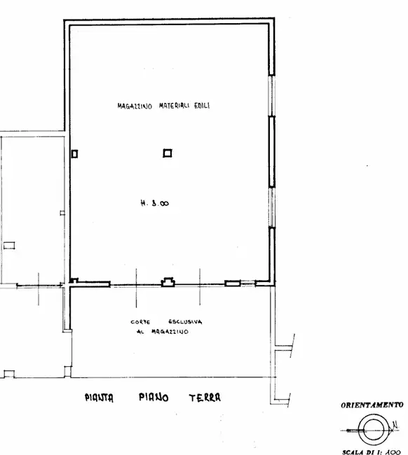 Magazzino - Planimetry 1