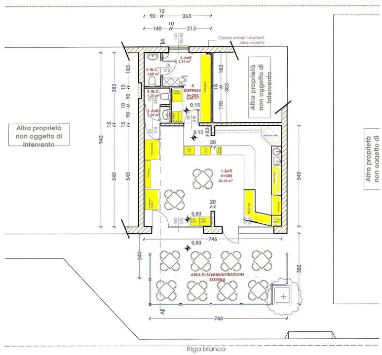 Negozio - Planimetry 1