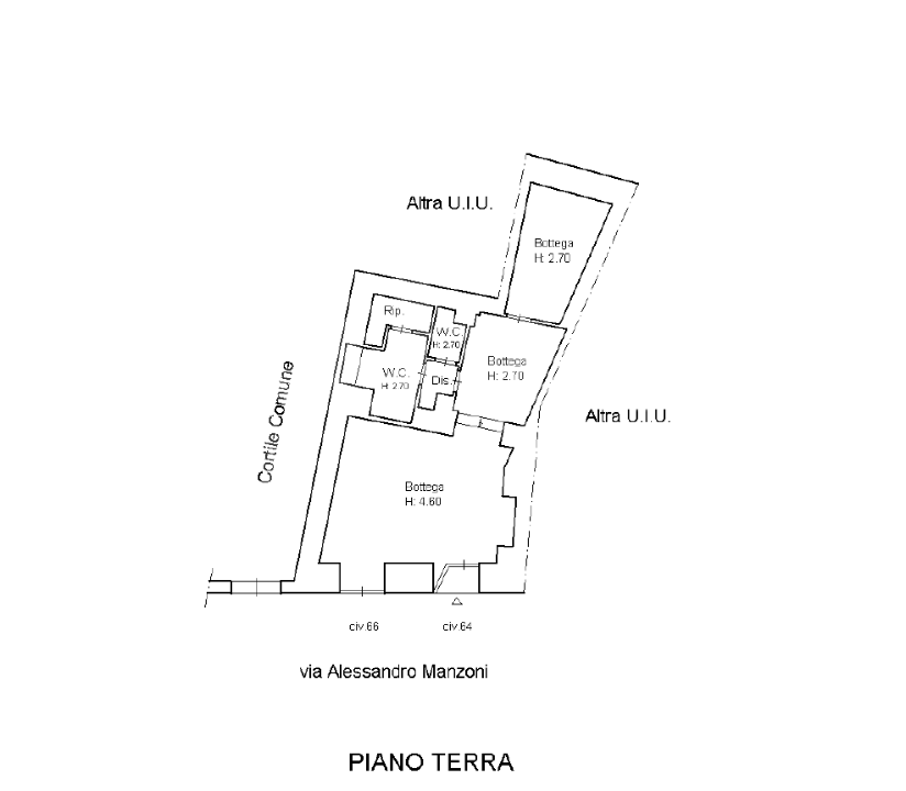 Negozio - Planimetry 1