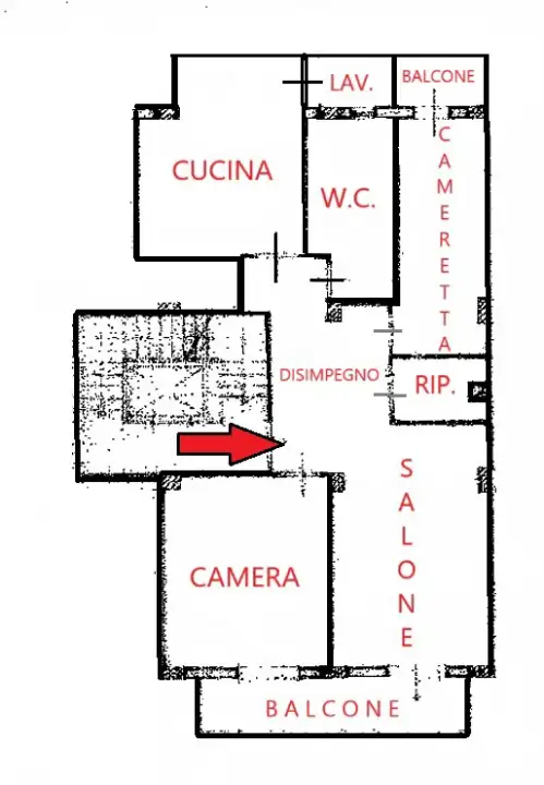 Appartamento - Planimetry 1