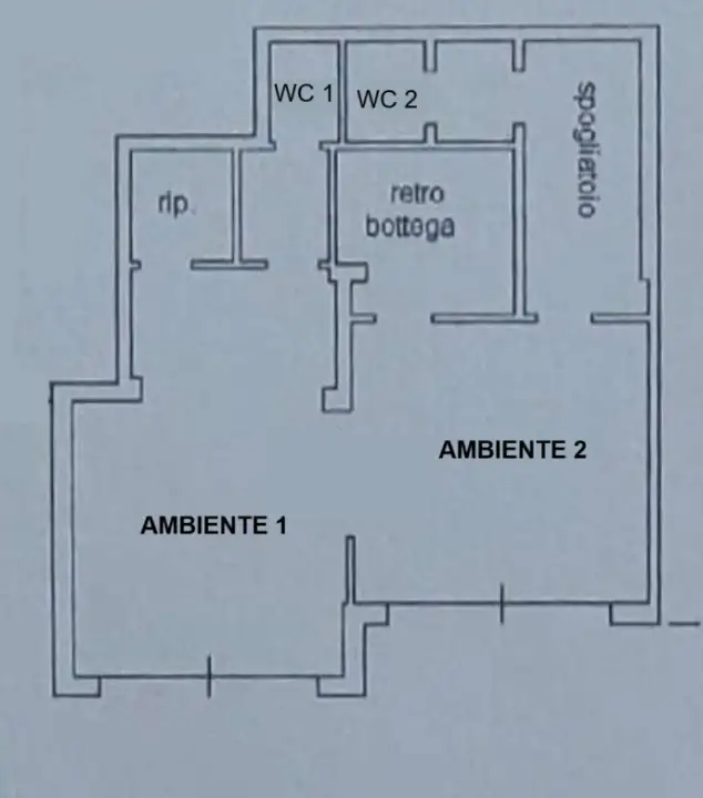 Negozio - Planimetry 1