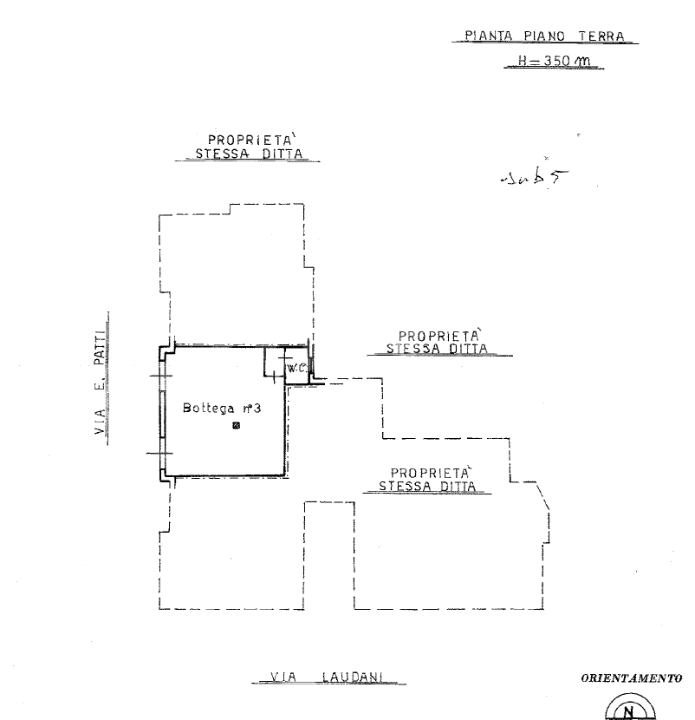 Negozio - Planimetry 1