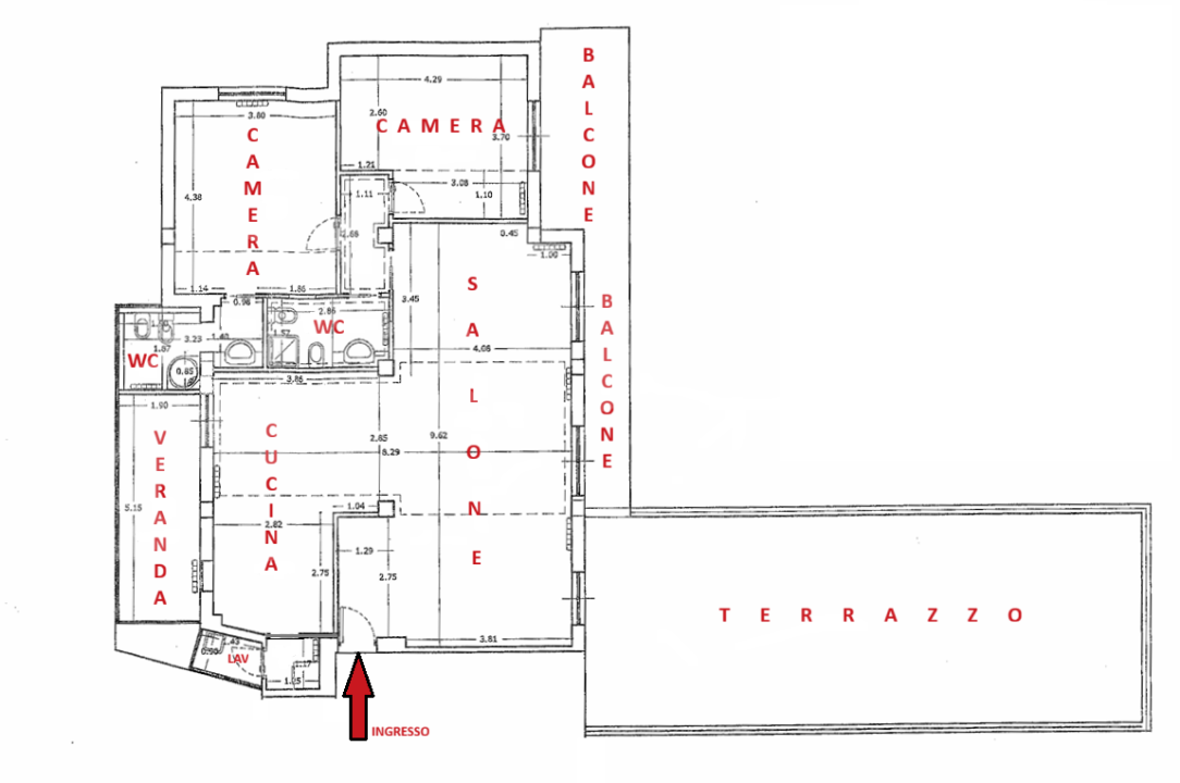 Appartamento - Planimetry 1