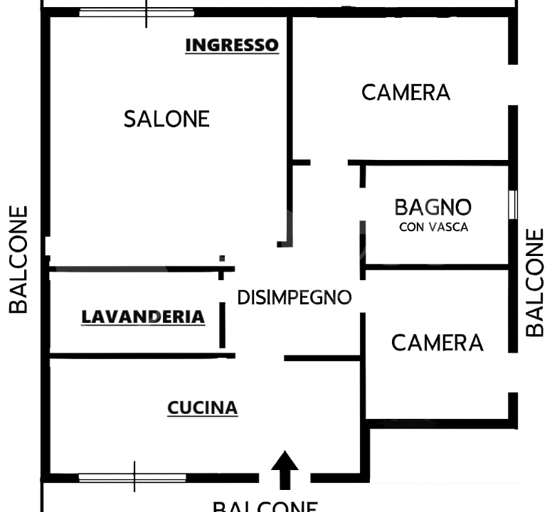 Appartamento - Planimetry 1