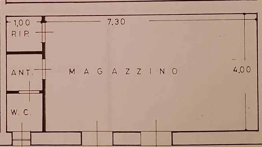 Negozio - Planimetry 1