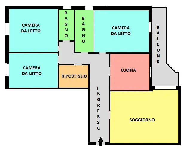 Appartamento - Planimetry 1