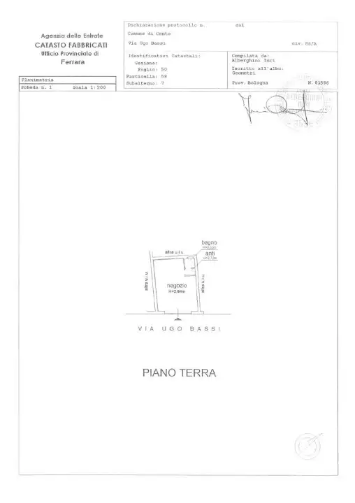 Negozio - Planimetry 1