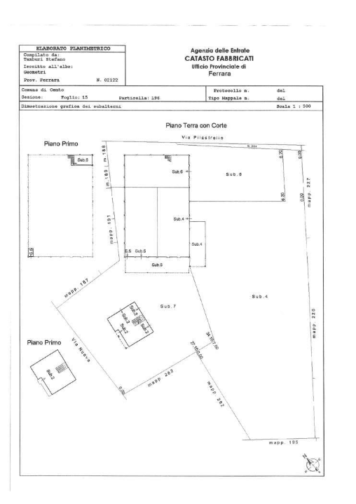Capannone - Planimetry 2