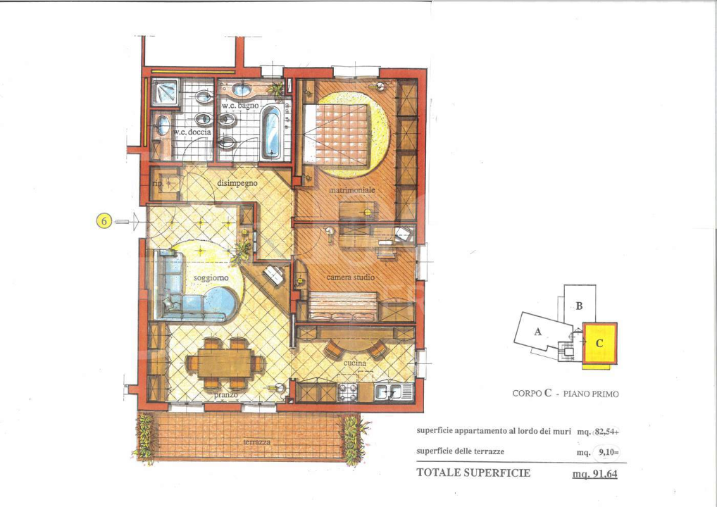 Appartamento - Planimetry 1