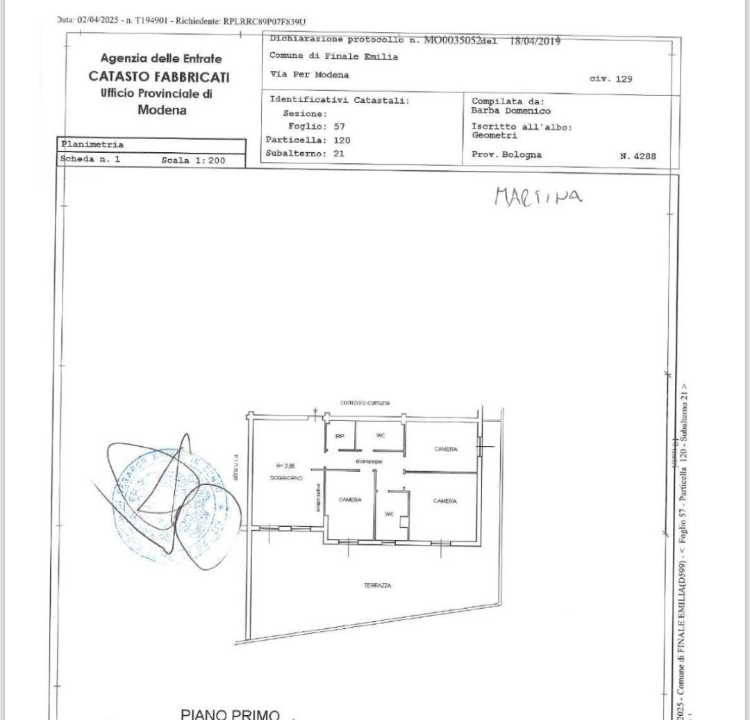 Appartamento - Planimetry 1
