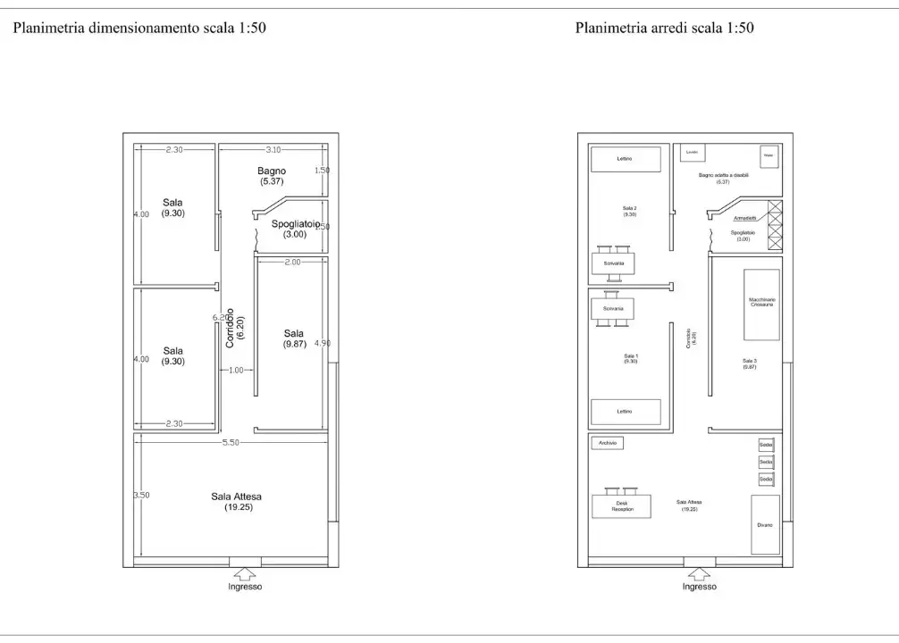 Negozio - Planimetry 1