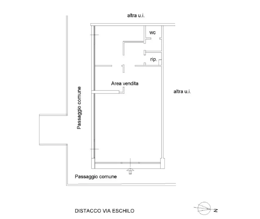 Negozio - Planimetry 1