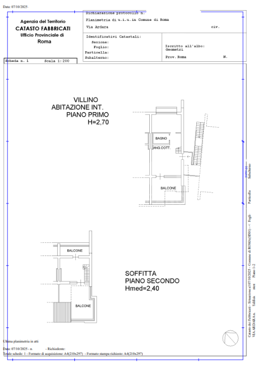 Appartamento - Planimetry 1