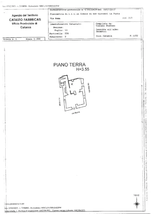 Casa Indipendente - Planimetry 3