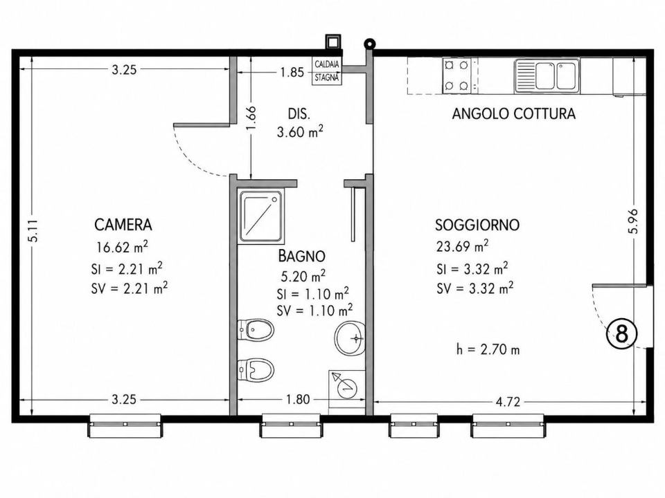 Appartamento - Planimetry 1