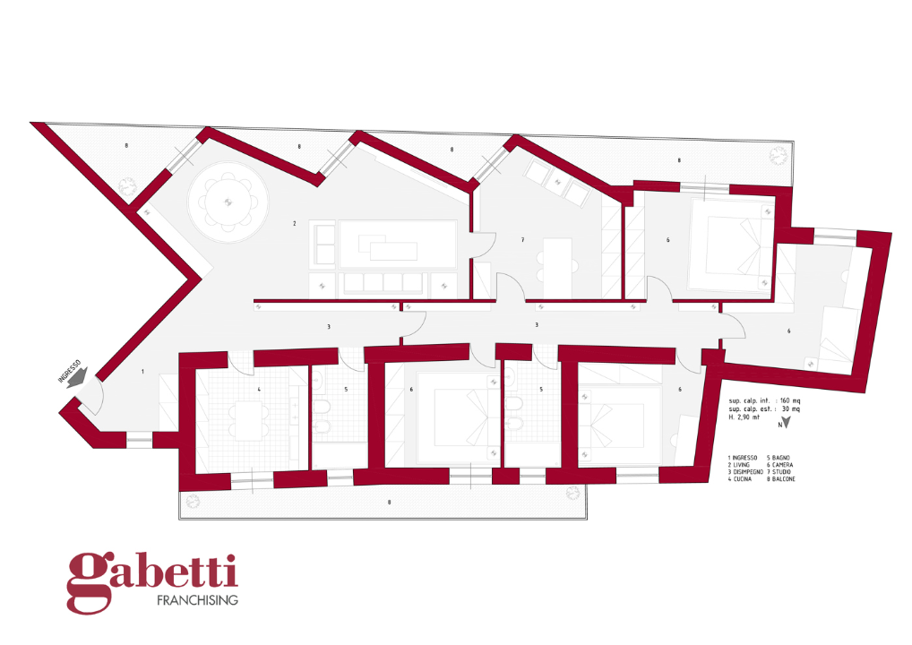 Appartamento - Planimetry 1