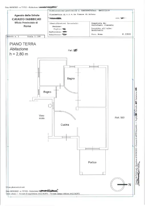Casa Indipendente - Planimetry 1