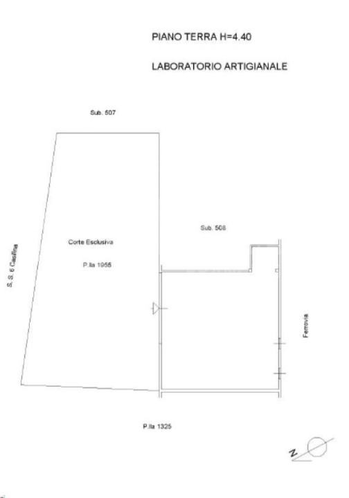 Capannone - Planimetry 1