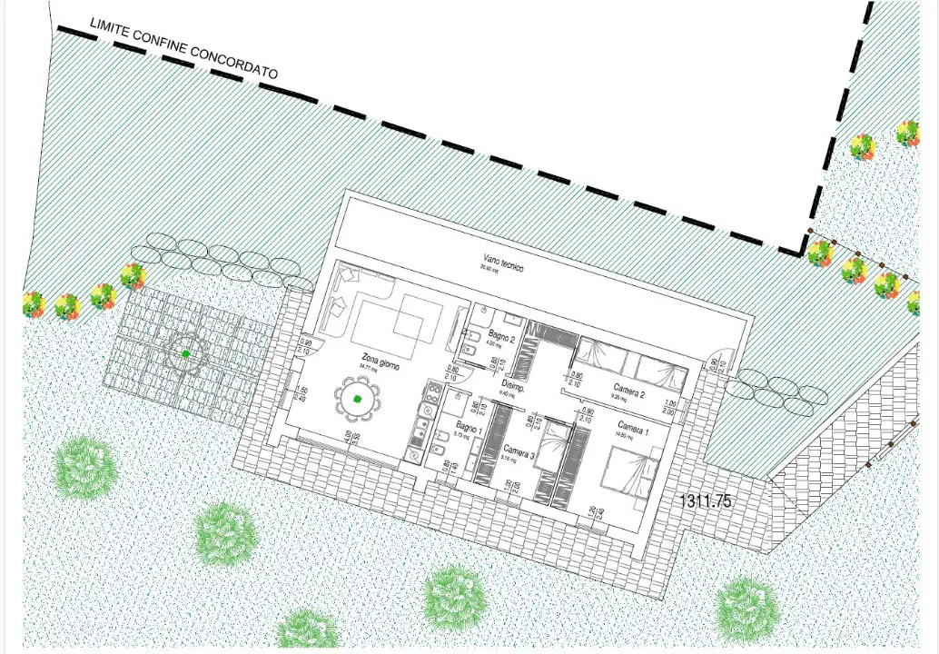 Villa - Planimetry 1