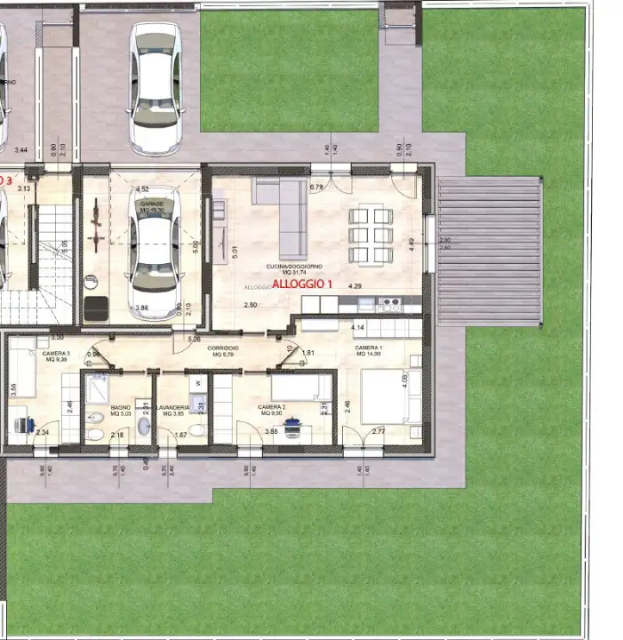 Villa - Planimetry 1