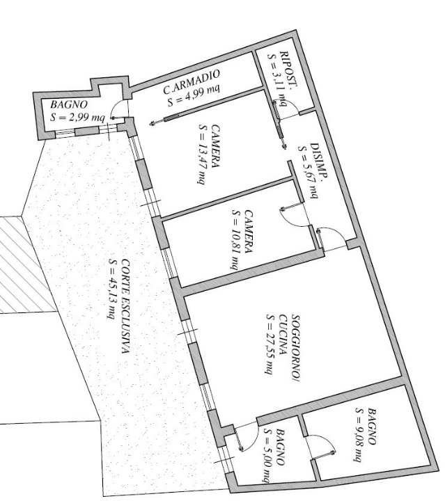 Appartamento - Planimetry 1