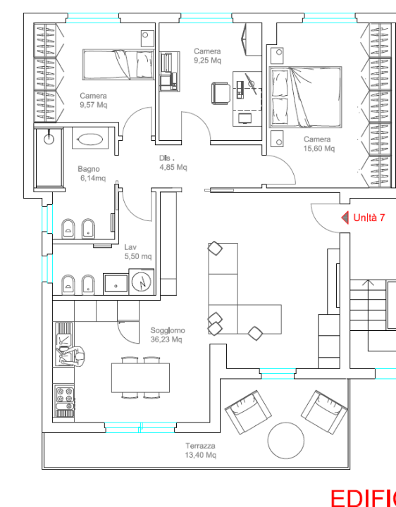 Appartamento - Planimetry 1