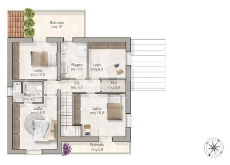 Villa - Planimetry 3