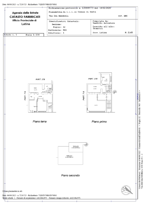 Casa Indipendente - Planimetry 1