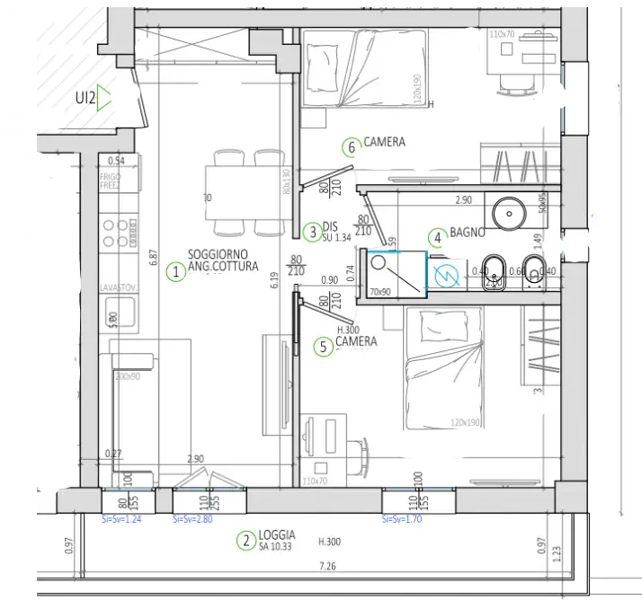 Appartamento - Planimetry 1