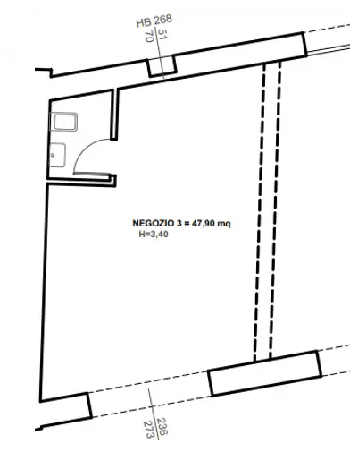Negozio - Planimetry 1