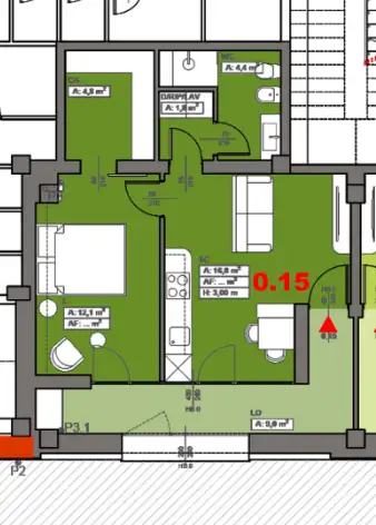 Appartamento - Planimetry 1