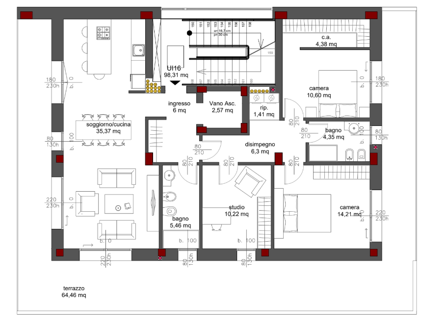 Appartamento - Planimetry 1