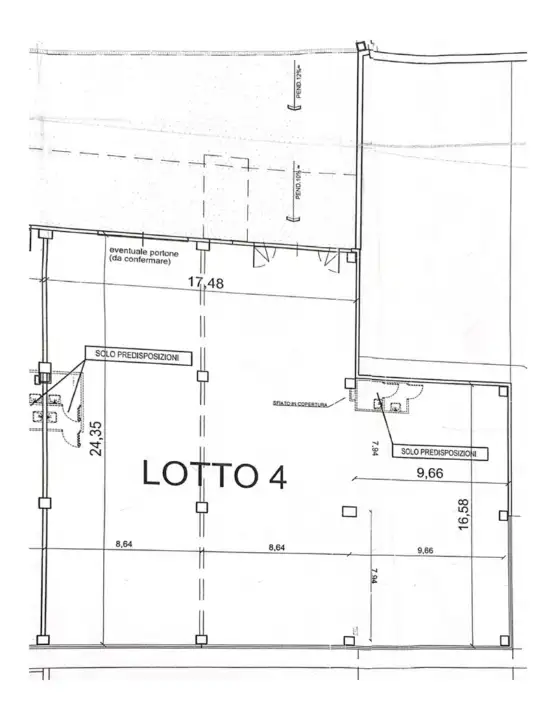 Capannone - Planimetry 1