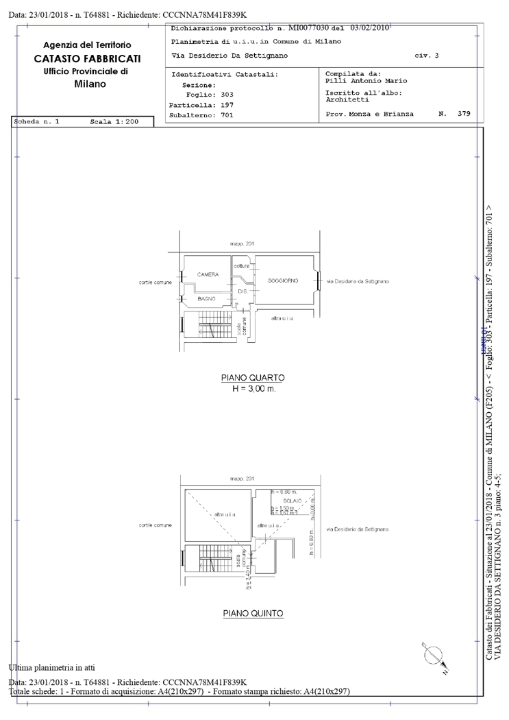 Appartamento - Planimetry 1