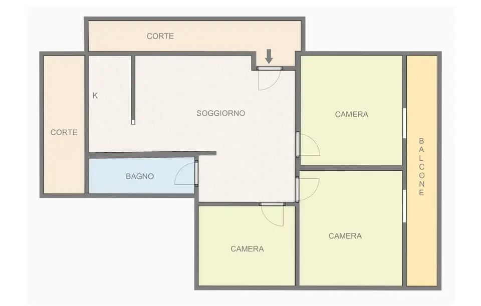 Appartamento - Planimetry 1