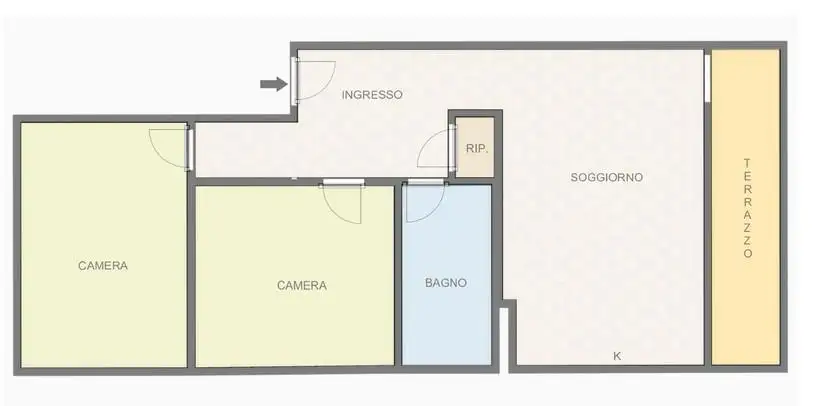 Appartamento - Planimetry 1