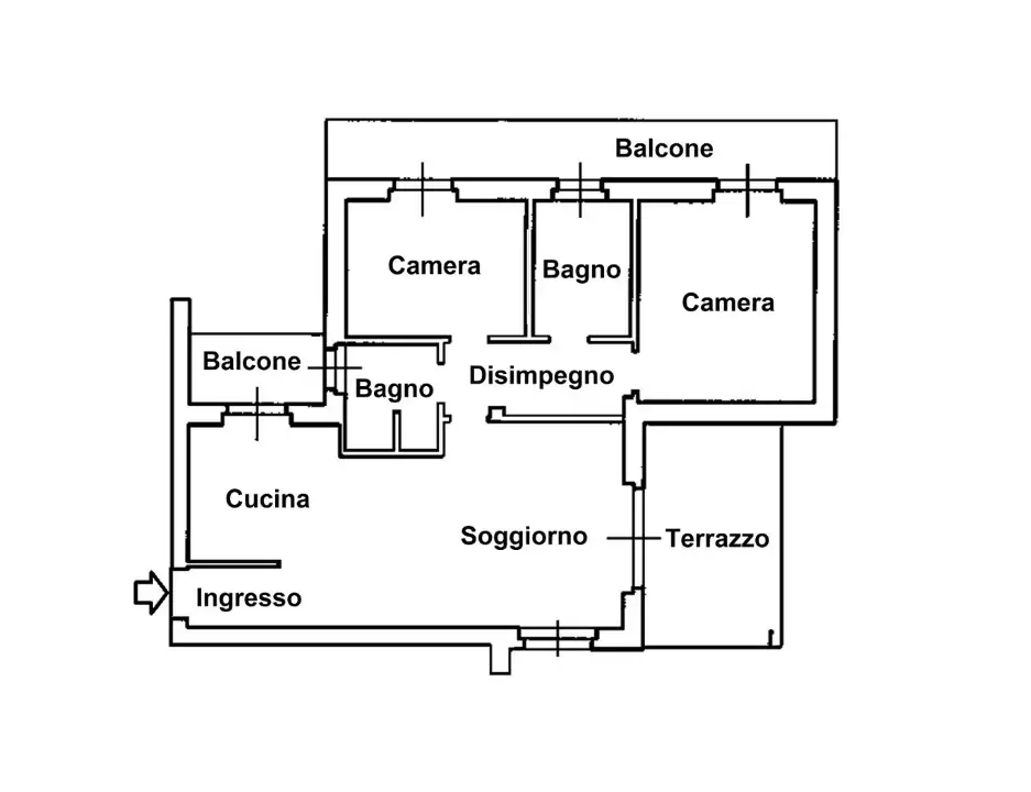 Appartamento - Planimetry 1