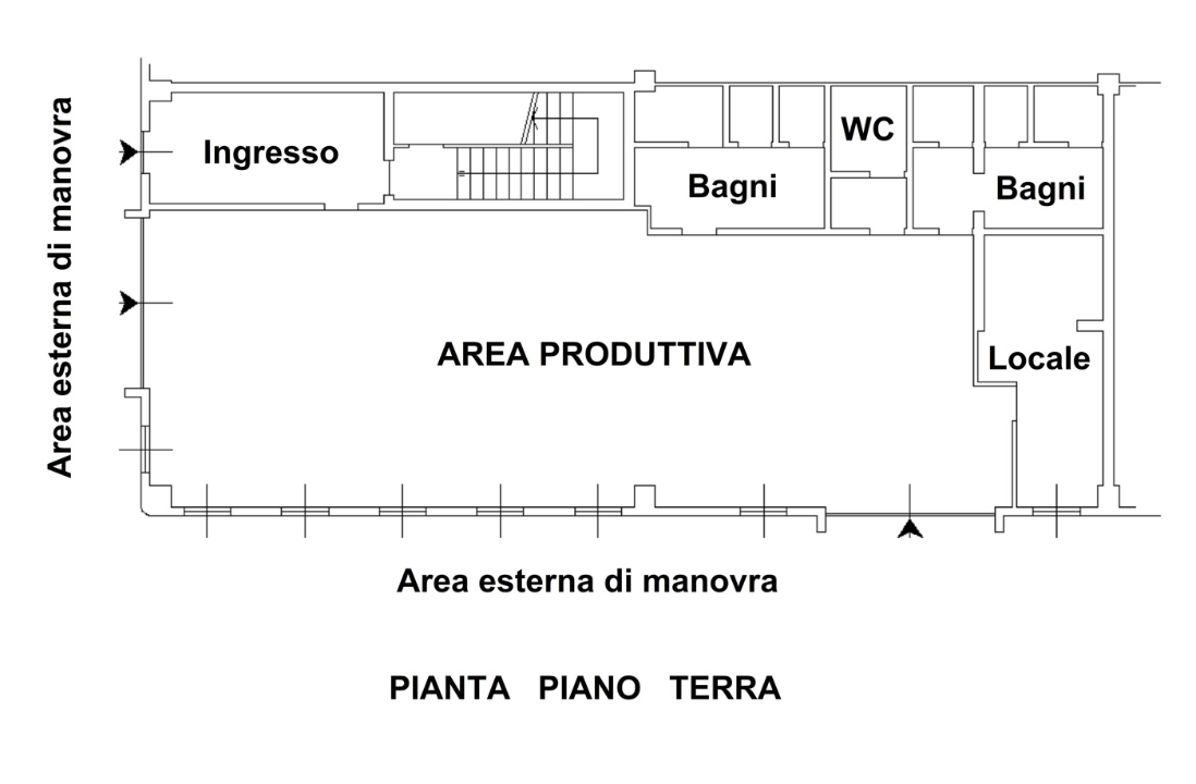 Capannone - Planimetry 1