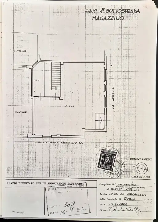Magazzino - Planimetry 1