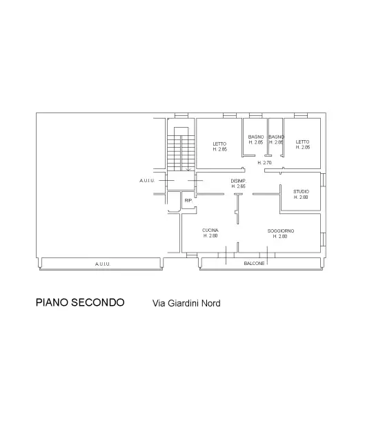 Appartamento - Planimetry 1