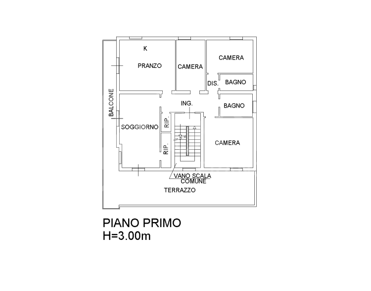 Appartamento - Planimetry 1