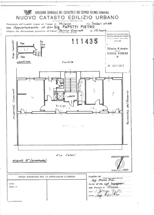Appartamento - Planimetry 1