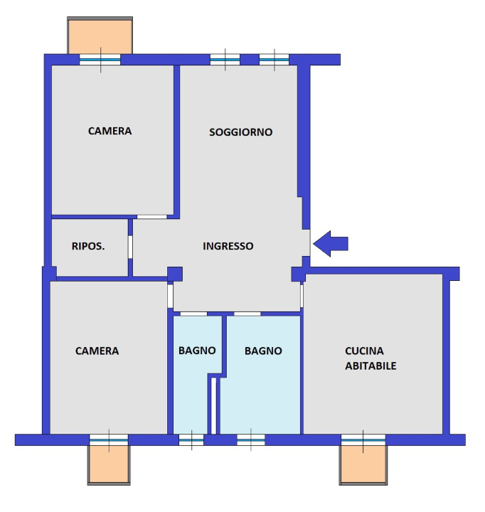 Appartamento - Planimetry 1