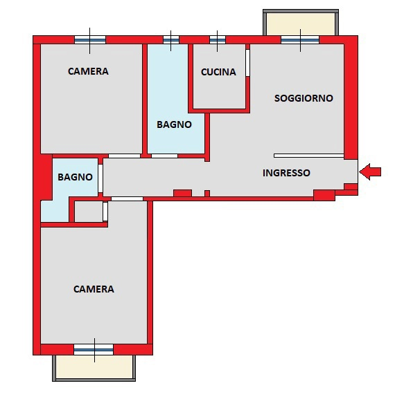 Appartamento - Planimetry 1