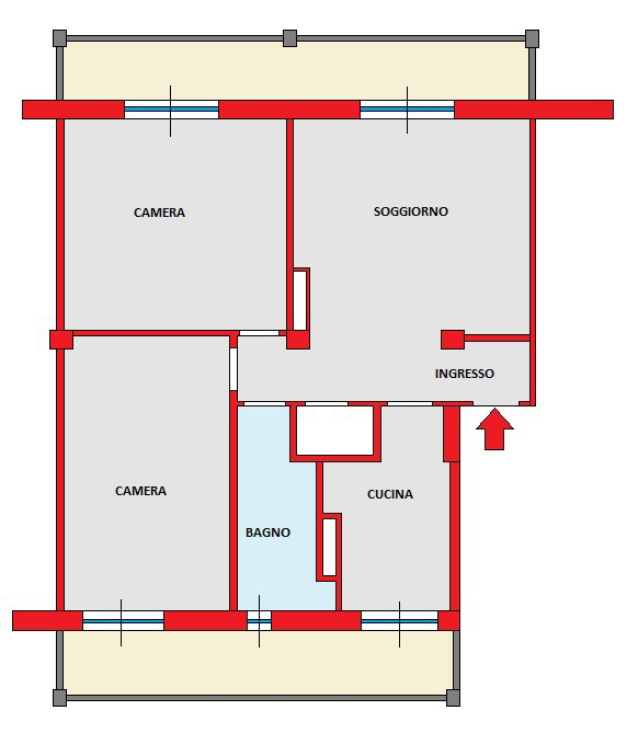 Appartamento - Planimetry 1