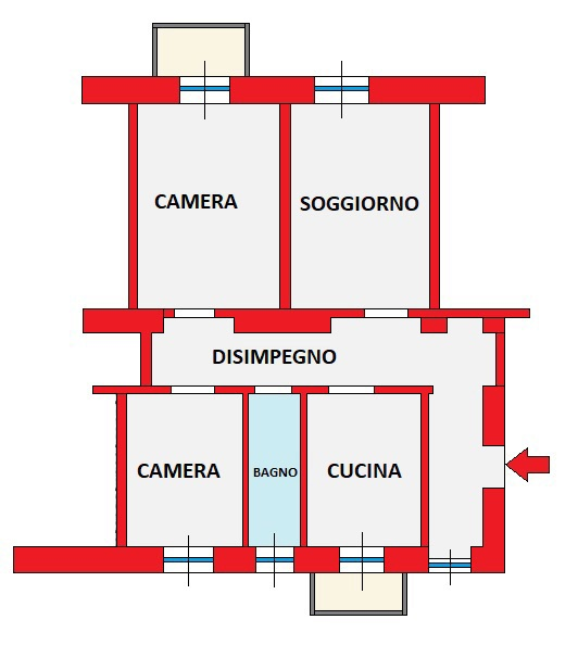 Appartamento - Planimetry 1